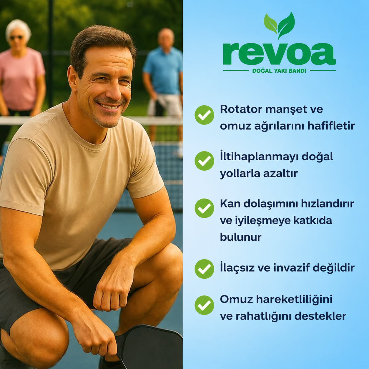 Revoa Doğal Omuz Yakı Bandı